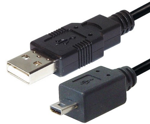 USB A - 8 pol MINI USB
