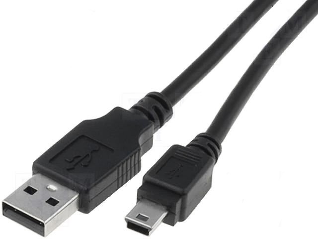 Kabel USB A na mini B 1 m