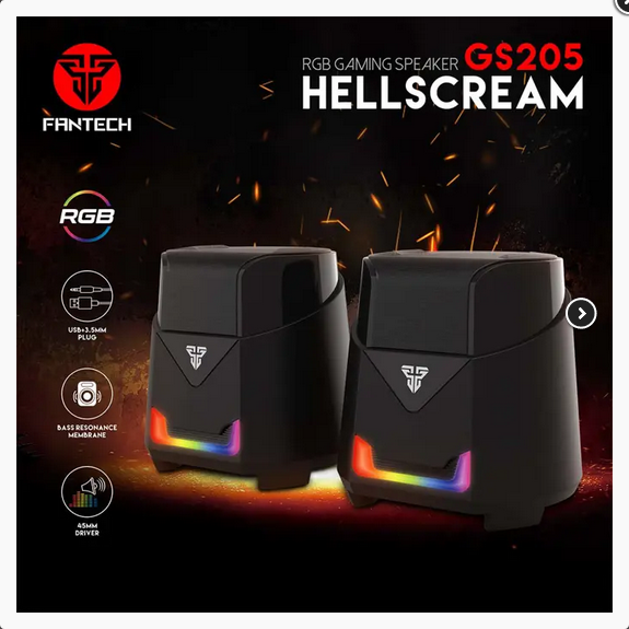 ZVUČNIK GAMING GS205 RGB 3.5mm + USB