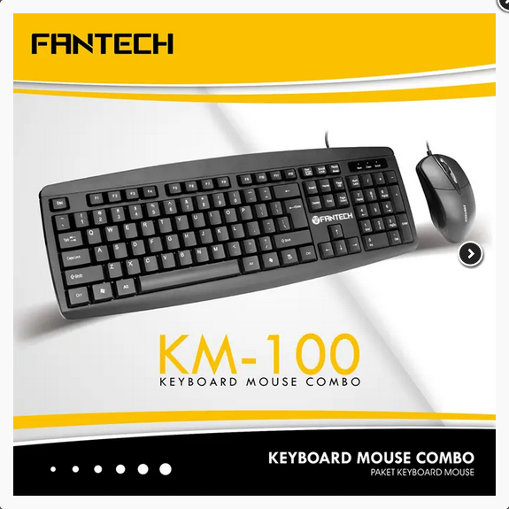 MIŠ + TIPKOVNICA ŽIČNI SET KM-100