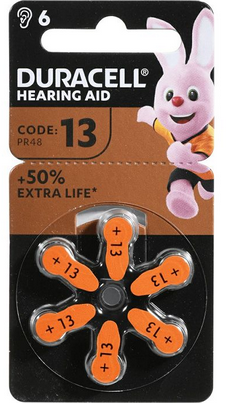 BATERIJA DURACELL 13 SLUŠNI APARAT(KOM)