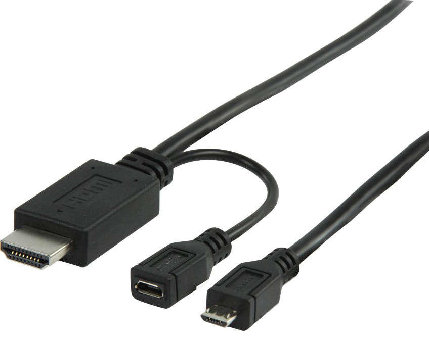Adapter MHL m- USB MICRO ž + HDMI ž