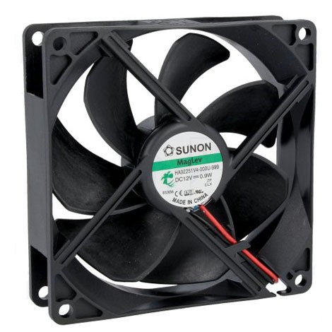 Cooling fan 12 V 92x92x25 mm
