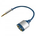 Kabel 3.5mm muški - 2x3.5mm ženski