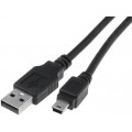 Kabel USB A na mini B 1 m