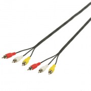 Kabel 3x CINCHm-3x CINCHm 5m