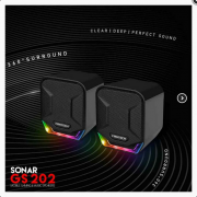 ZVUČNIK SONAR GS202 3.5mm+USB