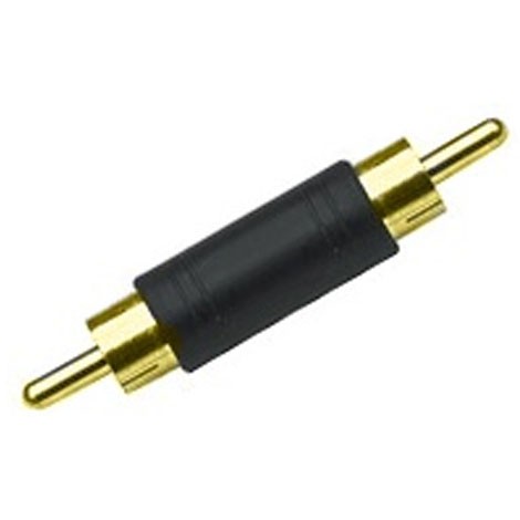 Male CINCH adapter to male CINCH gold-plated