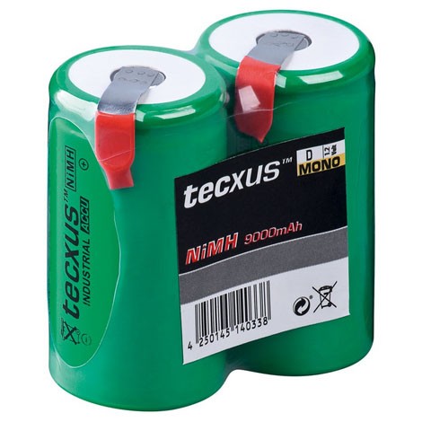 Rechargeable battery 1.2 V R20 9000 mAh