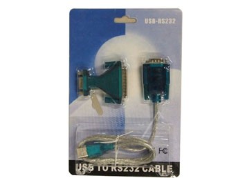 Cable RS232+DB9+USB
