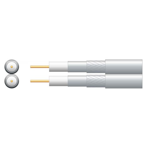 RG6 double coaxial cable