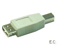 Adapter  USB A female - B male