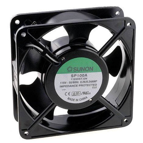 Cooling fan 115/220 V 120x120x38 mm