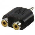Adapter 3.5mm male to 2 CINCH female stereo