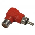 ADAPTER CINCH male/female 90 degree red