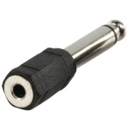 Adapter 6.3mm male to 3.5mm female mono