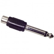Adapter 6.3mm male to CINCH female mono