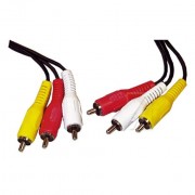 Cable 3x cinch m on 3x cinch m 2 m ASWO