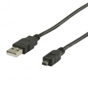 Cable USB A/4pin Mini