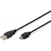 Cable USB A to mini B 2 m