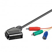 Cable SCART to CINCHx3 2 m