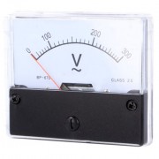 Built-in analog voltmeter 0 - 300 V