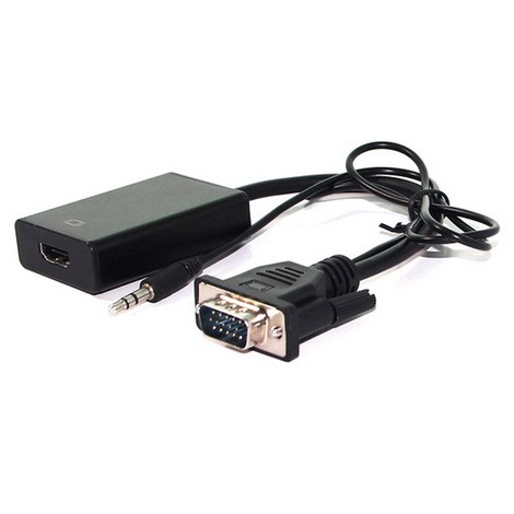 Adapter VGA muški + AU na HDMI ženski